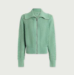 Suéter de Punto Tipo Waffle para Mujer con Botones - Jersey Casual de Invierno - Suave, Transpirable, de Color Sólido - Product Image 4