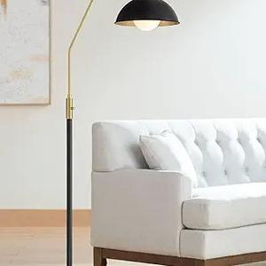 Lámpara de Pie Esquinera Alta Minimalista con LED Blanco Cálido para Dormitorios Pequeños - Product Image 3