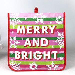 Large Reusable <b>Polypropylene</b> PP Woven Personalized Tote <b>Bag</b> Holiday Heavy Duty and Waterproof Direct From Viet Nam Factory - Product Image 1