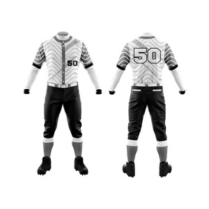 Maillot de baseball personnalisé par sublimation, uniforme d'équipe personnalisé pour hommes, femmes, grandes tailles, respirant, séchage rapide, 100% polyester - Product Image 4