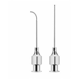 Canule lacrymale en acier inoxydable de qualité supérieure, pointe renforcée 23ga, instrument chirurgical ophtalmique d'irrigation, réutilisable pour la microchirurgie oculaire - Product Image 4