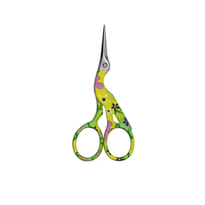Handmade Stainless Steel Stork Shaped <b>Scissors</b> DIY Sewing Tool Craft <b>Scissors</b> High Quality Pink <b>Floral</b> Handle Craft Sewing Tool - Product Image 4