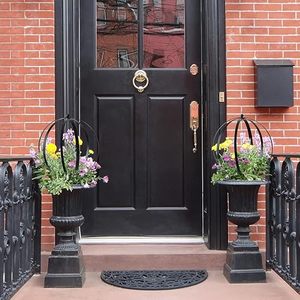 Grande treille circulaire décorative en métal pour jardin, utilisation intérieure et extérieure, pour soutenir les plantes grimpantes, les fleurs et les fruits - Product Image 2