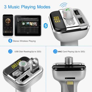 Trasmettitore FM Wireless per Auto con Doppia Porta USB, Chiamate in Vivavoce e Lettore MP3 3.4A per Kit Auto Bluetooth - Product Image 3