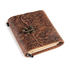 Vintage Genuine <b>Leather</b> Writing Journal Notebook - Product Image 2