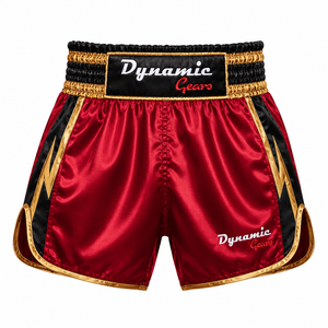 Nouveaux shorts de boxe personnalisés avec logo imprimé, respirants et confortables, shorts de Muay Thai - Product Image 3