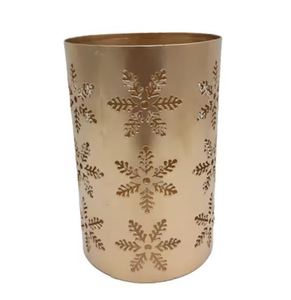 Luxury Votive Silver With Gold Foil Finished Votive Candle Holder Handmade - Product Image 5