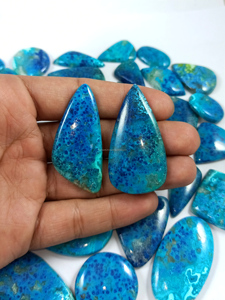 Piedra Preciosa Natural de Shattuckita, Cabujón de Cristal Curativo para Joyería, Gemas Sueltas - Product Image 5