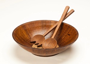 Tazón de madera multiusos hecho a mano con madera de Sheesham para pasta, arroz, frutas secas, ensalada, del mercado de exportación de la India. - Product Image 5
