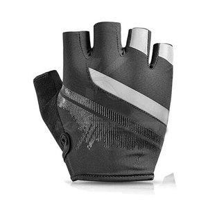Gants de cyclisme en cuir haute performance à demi-doigts, durables, légers, avec sangle de poignet réglable, antidérapants pour le cyclisme en extérieur - Product Image 3