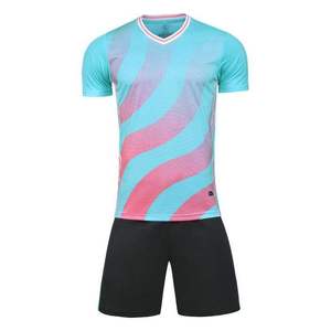 Nuevos Uniformes de Fútbol para Niños, Conjuntos de Camisetas de Fútbol para Niños y Niñas, Blancas, Rojas y Azules Sublimadas, Traje Deportivo - Product Image 2