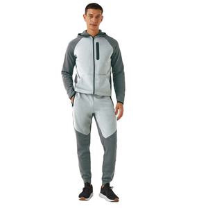 Conjunto Deportivo Personalizado de Felpa Técnica para Hombre, Sudadera con Capucha y Cremallera, Conjunto Deportivo Informal para Hombre, Conjunto Deportivo de 2 Piezas - Product Image 1