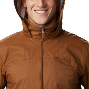 Veste de pluie d'hiver pour homme à capuche avec logo frontal, vente directe d'usine, marque privée, décontractée, respirante, écologique - Product Image 6