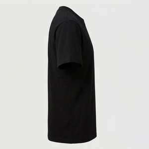 Nuevas Camisetas Negras con Cuello Redondo para Hombre, Logotipo DTF Personalizado RTS, Artículos de Alta Venta, Calidad 100% Algodón Poliéster, Ropa Urbana Transpirable - Product Image 3