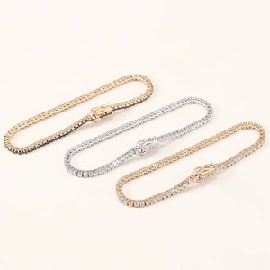 Pulsera Elegante y Moderna Unisex de Plata de Ley 925 de la Mejor Calidad, con Holograma, Chapada en Oro de 14K/18K y Moissanita Certificada - Product Image 5