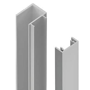 Cadre latéral à lattes série 6000 - Profil en U spécial avec couvercle à clipser pour dissimuler les vis de fixation - 5800 mm de long - Choisissez votre couleur - Product Image 3