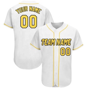 2022 personnalisable hommes Baseball Softball Sportswear haute qualité séchage rapide maillot respirant ajustement délicat col grande taille ensembles - Product Image 6