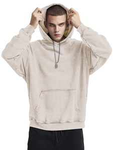 Sudadera con Capucha de Color Sólido, Informal, 100% Algodón, Felpa Francesa, Estilo Urbano de Invierno, con Bolsillo, en Oferta - Product Image 3