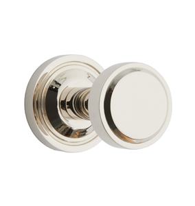 Perillas de Puerta Redondas de Moda, Cromadas, de Latón, Duraderas, Elegantes y Perfectas para Interiores de Casas Modernas o Clásicas - Product Image 1