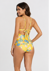 Ensemble de maillot de bain tankini sportif pour femme, haut de maillot de bain athlétique et short de bain, deux pièces, extensible, séchage rapide, respirant, pour la plage, la piscine, le fitness et les activités aquatiques - Product Image 4