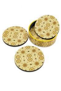 High Quality MDF Enamel Coaster Set With Colorful Artistic Design For Home <b>Bar</b> And Dining Accessories - Product Image 2