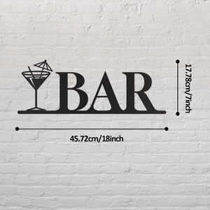 CIFbuy Insegna Vintage in Ferro Nero 'Happy Hour' - Decorazione Rustica da Parete per Pub, Casa, Bar, Man Cave, Patio Esterno, Sala Giochi - Scegli il tuo servizio - Product Image 5