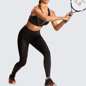 Breathable <b>Plus</b> <b>Size</b> Reversible Simple Women Sports <b>Bra</b> New Design Quick Dry Lightweight High Support Yoga - Product Image 4