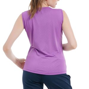Camiseta Deportiva Ligera Personalizada para Mujer, Sin Mangas, para Entrenamiento, Gimnasio, Ejercicio, Proveedor Mayorista - Product Image 2