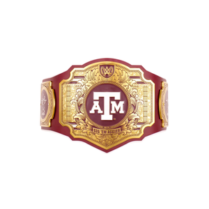 Cinturón de Campeonato Texas A&M Aggies, Cinturón de Lucha Libre Personalizable, Cinturón Deportivo Coleccionable de Alta Calidad para Fanáticos - Product Image 1