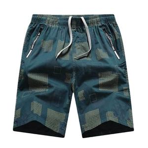 Alta Calidad De fábrica al por mayor 100% algodón Casual al aire libre estiramiento Multi-Bolsillo clásico playa Boardshorts pantalones cortos de baño para hombres - Product Image 2