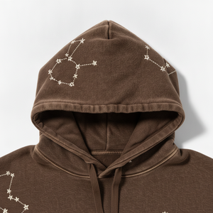 Sweat-shirt à capuche en molleton français 100% coton, lavage acide, effet antique, personnalisé par le fabricant - Product Image 6