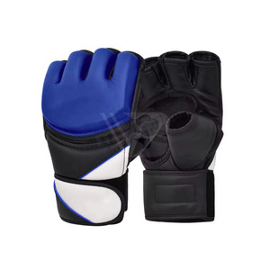 Meilleur prix pour les gants de boxe et de MMA à demi-doigts pour hommes, en cuir PU, tailles pour enfants et adultes, fabriqués au Pakistan, service OEM disponible - Product Image 6