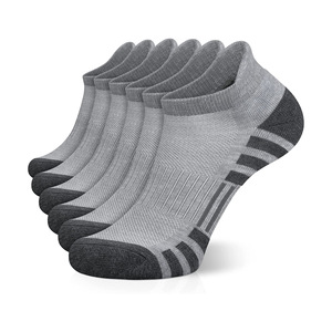 Wholesale <b>Men's</b> Premium Cotton Business Casual Ankle <b>Socks</b> – Breathable Summer Crew <b>Socks</b> in <b>White</b> Brown & Blue with Custom Size - Product Image 2