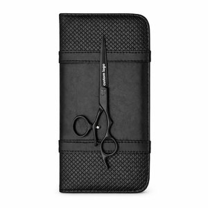 Ciseaux de barbier professionnels mats noirs de 7 pouces, lames en acier inoxydable durables pour une coupe et un coiffage de précision - Product Image 6