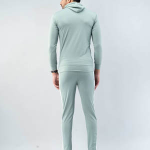 Survêtement classique pour homme avec veste zippée et pantalon de jogging, confortable et décontracté pour le quotidien des hommes - Product Image 3