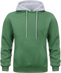 เสื้อฮู้ดผ้าฟลีซผสมโพลีเอสเตอร์และคอตตอน พิมพ์โลโก้ตามสั่ง เป็นมิตรกับสิ่งแวดล้อม ระบายอากาศได้ดี มีกระเป๋า หนานุ่ม อุ่นสบายสำหรับฤดูหนาว สไตล์ลำลอง - Product Image 1