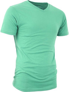 Camisetas Personalizadas para Hombre, Cuello en V, Manga Corta, Estilo Veraniego, Bordadas, de Algodón, Modernas - Product Image 3