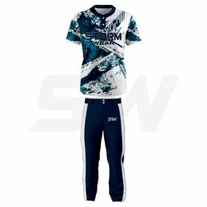 ชุดเบสบอลสั่งทำ MOQ ต่ำ เสื้อผ้ากีฬาแบบกำหนดเองพร้อมดีไซน์เฉพาะตัวและการผลิตจำนวนมาก - Product Image 2
