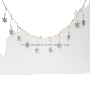 Guirlande moderne suspendue décoration d'intérieur guirlande décoration étoiles noël acrylique perle guirlande de cristal pour noël - Product Image 4