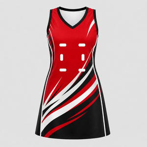 Uniforme de Netball para Mujer, Personalizado, Transpirable, 100% Poliéster, de Primera Calidad, Servicio OEM - Product Image 1