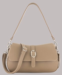 Sac bandoulière en cuir Royaa avec poignée supérieure, sac à bandoulière pour femme en cuir véritable, sac à bandoulière à sangle unique avec fermeture éclair - Product Image 1