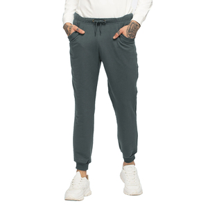 Custom Men's Jogger Sweatpants Cotton Polyester <b>Athletic</b> Track Pants Regular Fit Drawstring Gym Joggers With Pockets - Product Image 1
