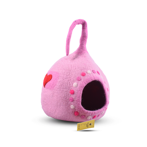 กรงสัตว์เลี้ยงทำจากผ้าสักหลาด Pinky Sweet Home สำหรับสัตว์เลี้ยงขนาดเล็ก ทนทานและเป็นที่อยู่อาศัยที่สะดวกสบาย - Product Image 1