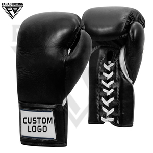 Guantes de Competición de PU Resistentes, Fáciles de Usar, Amortiguadores de Impactos, Transpirables, Ligeros y Duraderos, 10oz, con Cierre de Cordones - Product Image 2