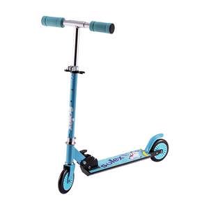 Trottinette pliable pour garçons et filles avec roues en PU de 120 mm, roulements ABEC-7, hauteur réglable, plateau en acier - Product Image 1