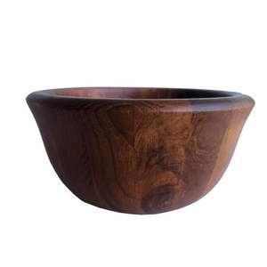 ชามไม้กระถินณรงค์รักษ์โลก ผิวเรียบเนียน เหมาะสำหรับเสิร์ฟสลัด ผลไม้ และของว่างในชีวิตประจำวัน - Product Image 1