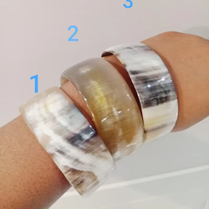 Natural Crafts Eco-Friendly Handmade Buffalo Horn Genuine Horn Cuff <b>Bracelet</b> From Perfect Enterprises - Product Image 1