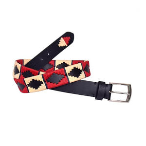Ceintures de sport personnalisées en cuir pour l'équitation et le polo, disponibles dans toutes les tailles et couleurs, produits équestres bon marché, service OEM - Product Image 2