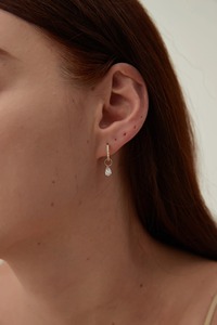 Pendientes de Aro de Oro de 14K de Lujo con Diamantes Cultivados en Laboratorio, Joyería Elegante y Minimalista, Regalo para Mujer - Product Image 3