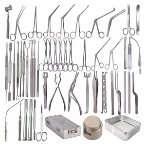 Tegra Surgical 60-Piece Stainless Steel Septoplasty Set Class I Surgery Manual Nasal <b>Instruments</b> Correct Deviated Septum CE ISO - Product Image 3